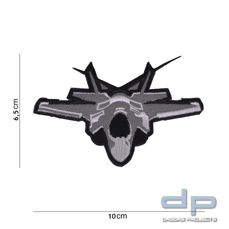 Emblem Stoff F-35 Fighter Jet