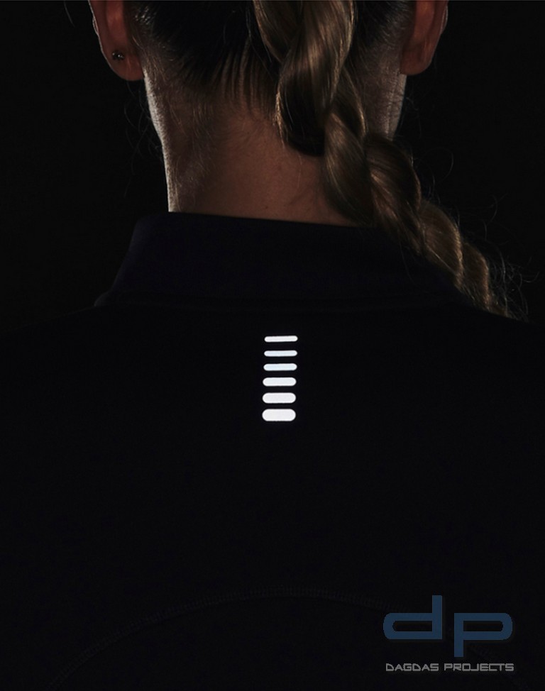 Under Armour Qualifier Run 2.0 1/2 Zip (Frauen Sweater) in schwarz
