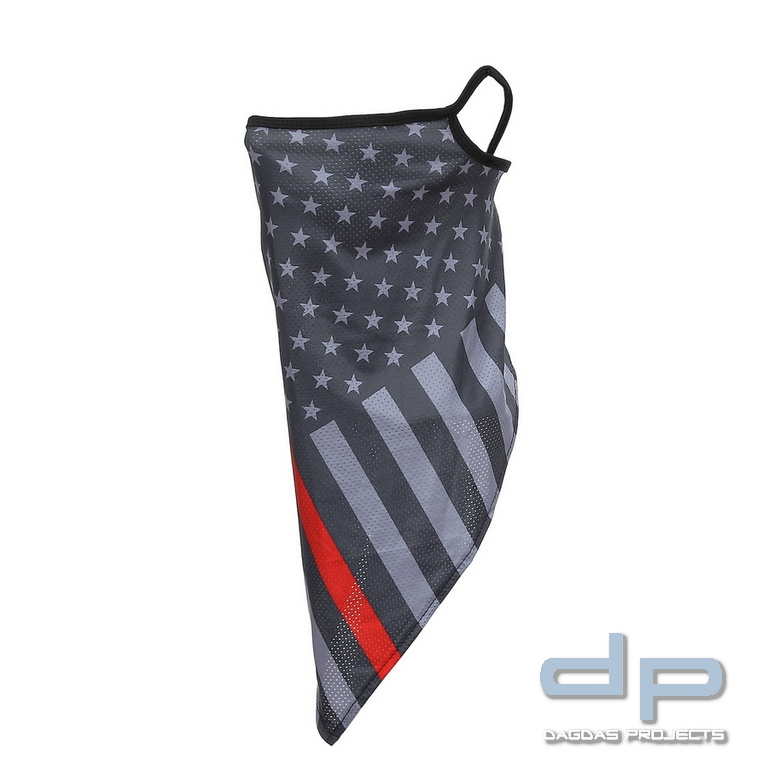 Schutzmaske mit Ohrbügel USA grau style 3