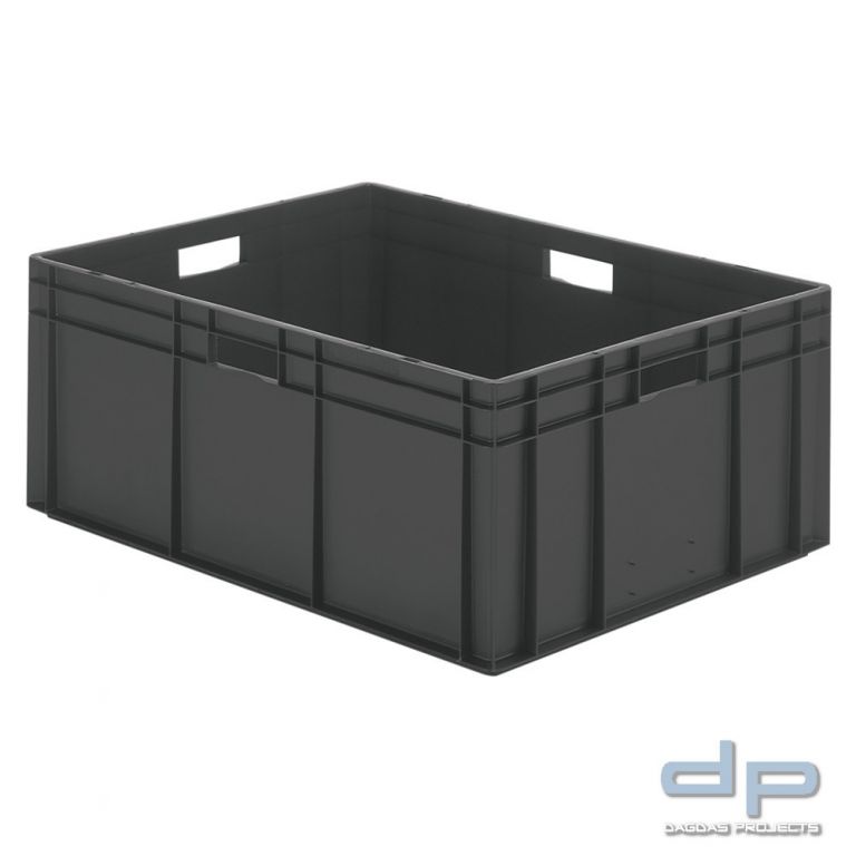Stapeltransportkasten 800 x 600 x 210 mm grau