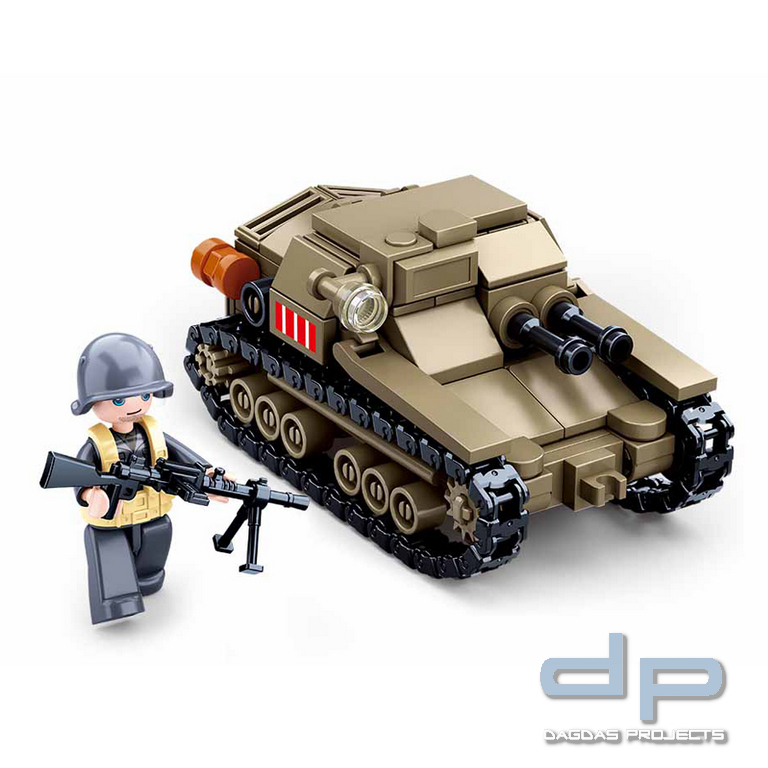 Sluban Small Italian tank M38-B0709 #16138