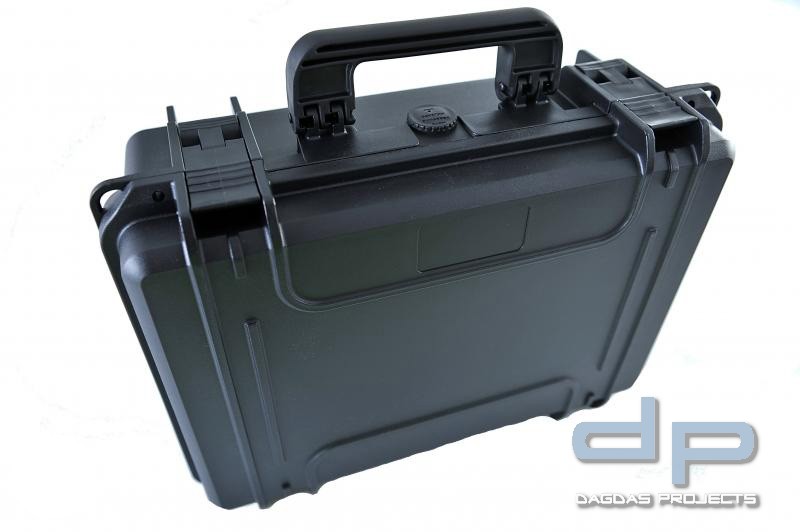 Spurensicherungskoffer Modell MAX 430 CAM schwarz, mit Schaumeinlage