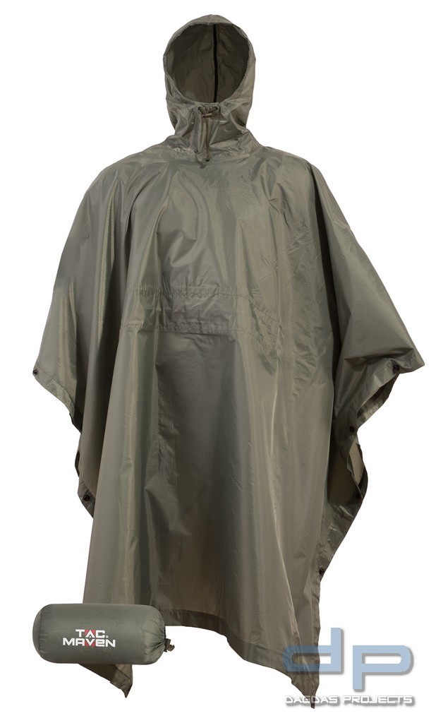 TAC MAVEN Thunder Poncho in oliv