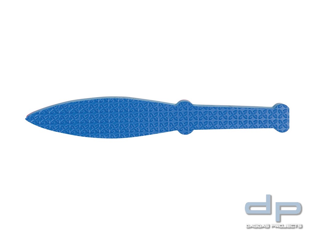 Schaumstoffmesser EVA in Rot/Blau