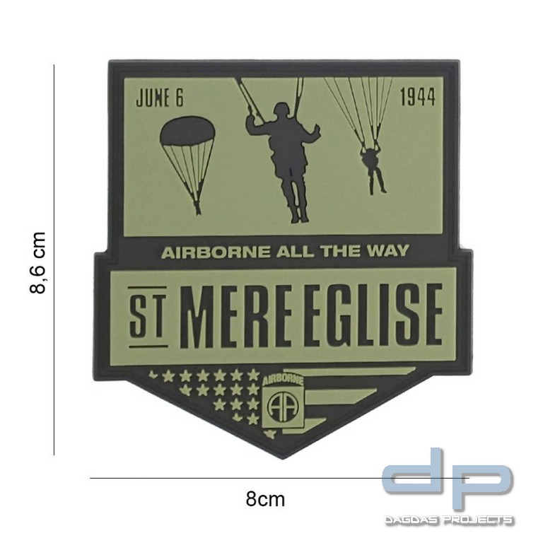 Emblem 3D PVC St Mere Eglise #7120