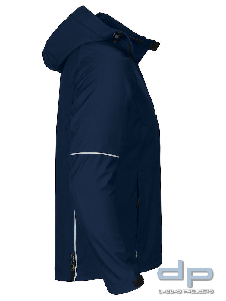 Behörden Funktions Softshelljacke Damen 3-lagig inklusive Wunschbedruckung in 3 m reflex silber Farb