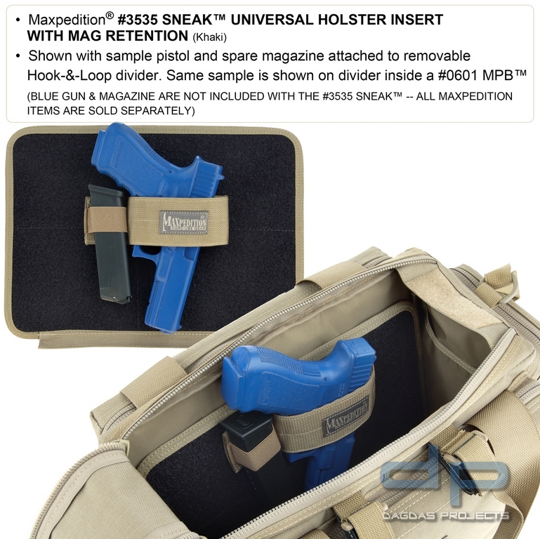 Maxpedition Sneak Universal Holster in verschiedenen Farben