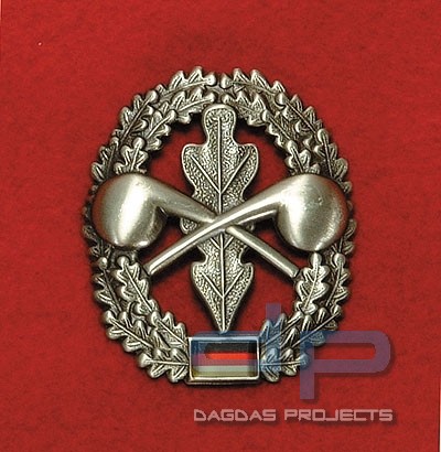 BW Barett Abzeichen ABC Abwehrtruppe Metall