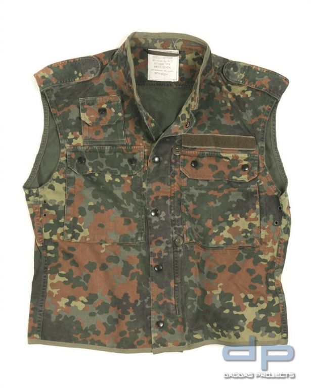 BW SURVIVALWESTE FLECKTARN GEBRAUCHT VPE 10
