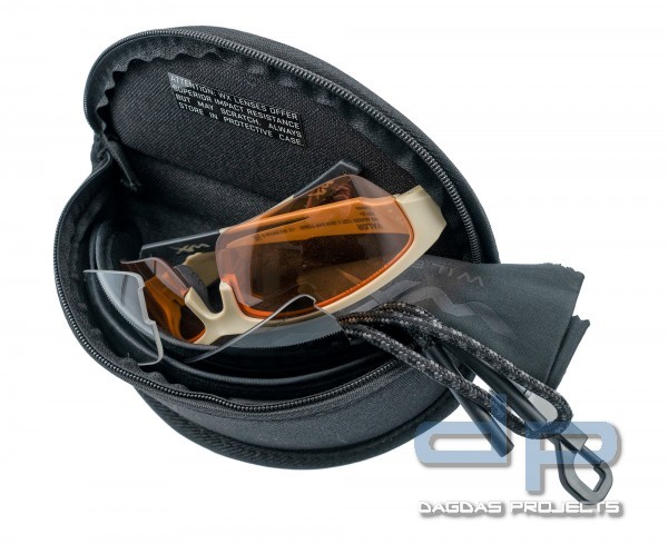 WILEY X VALOR 2.5 SET CLEAR/SMOKE GREY/LIGHT RUST INKL. WECHSEL-GLÄSERN