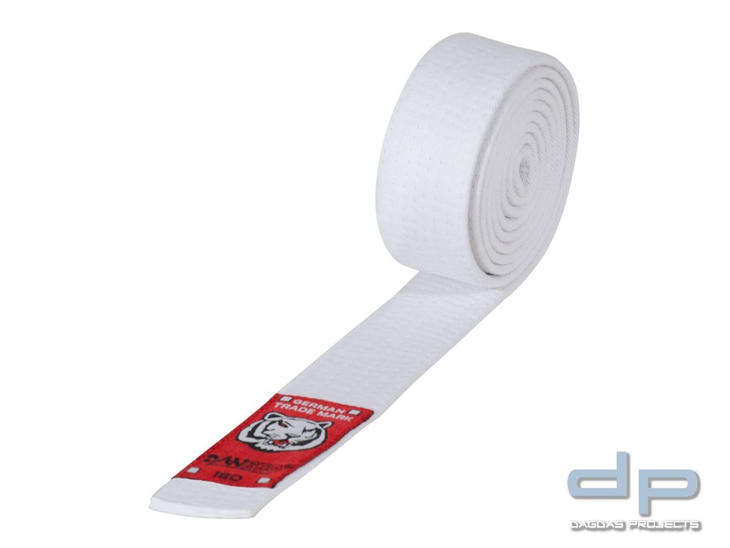 DANRHO Budo Gürtel Junior ca. 4 cm breit Farbe: Weiß