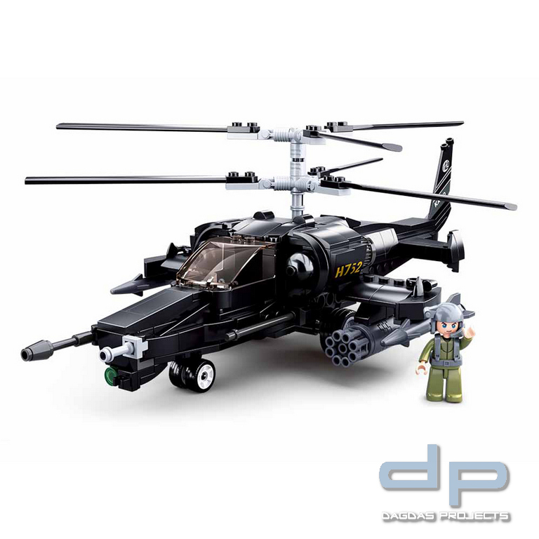 Sluban Combat helicopter M38-B0752 #16167