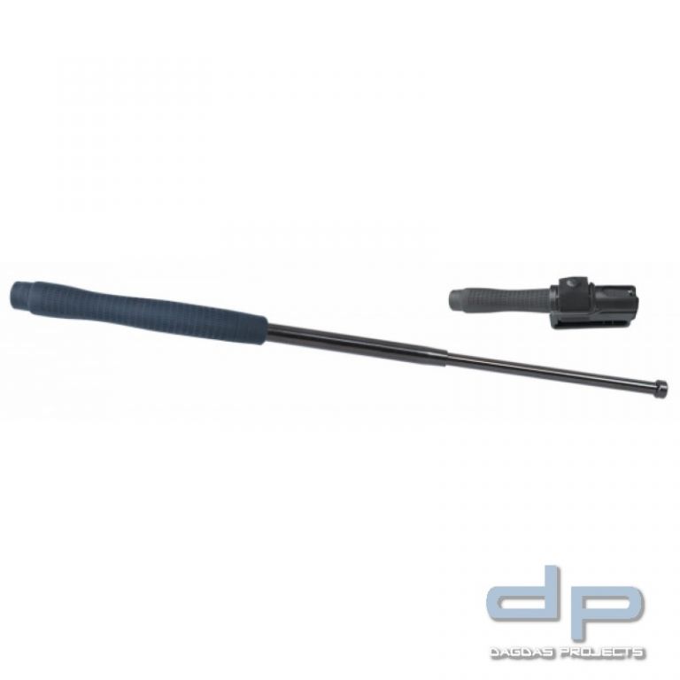 Teleskop Schlagstock mit ergonomischen Griff - 18"-Zoll - gehärteter Stahl - inklusive Kunststo