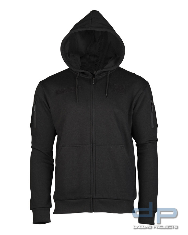 TACTICAL KAPUZENJACKE SCHWARZ