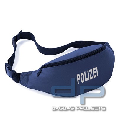 Gürteltasche DP mit Wunschaufdruck in silber reflex