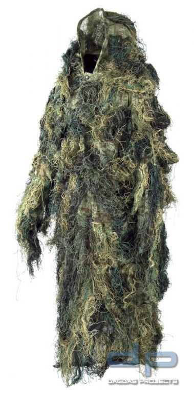Ghillie Tarnparka Anti Fire m. Fäden in verschiedenen Farben