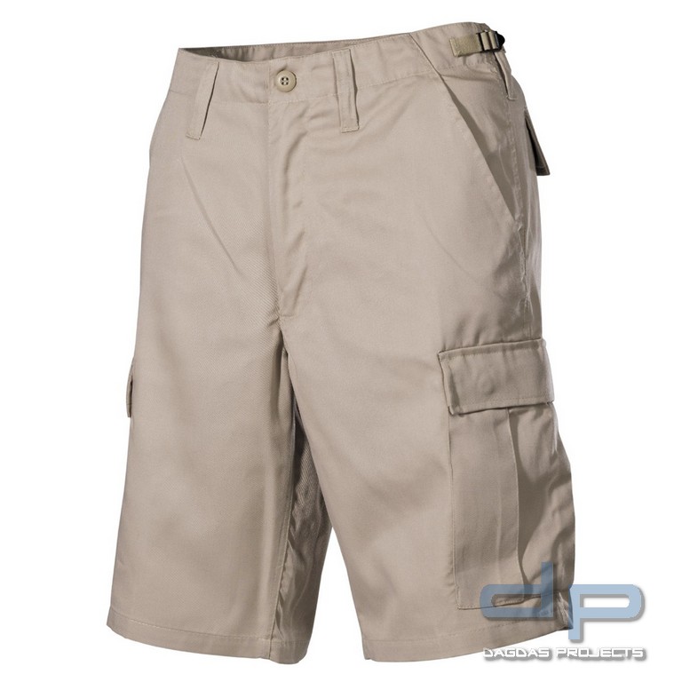 US Bermuda, BDU, khaki, mit Seitentaschen