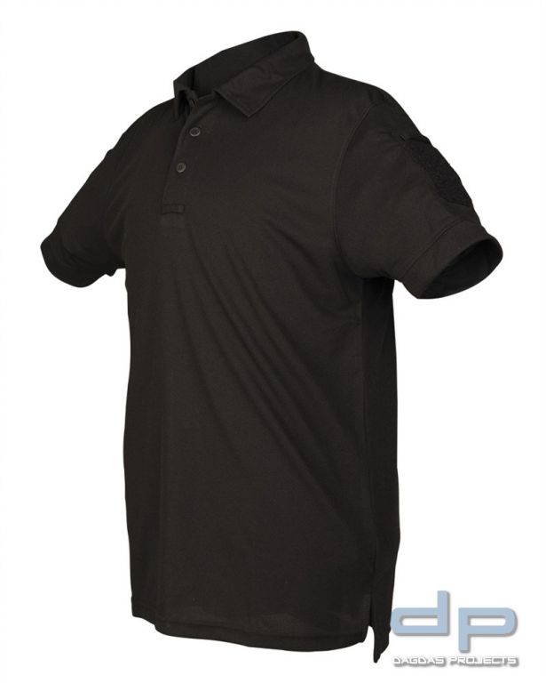 TACTICAL QUICKDRY POLOSHIRT SCHWARZ VPE 3