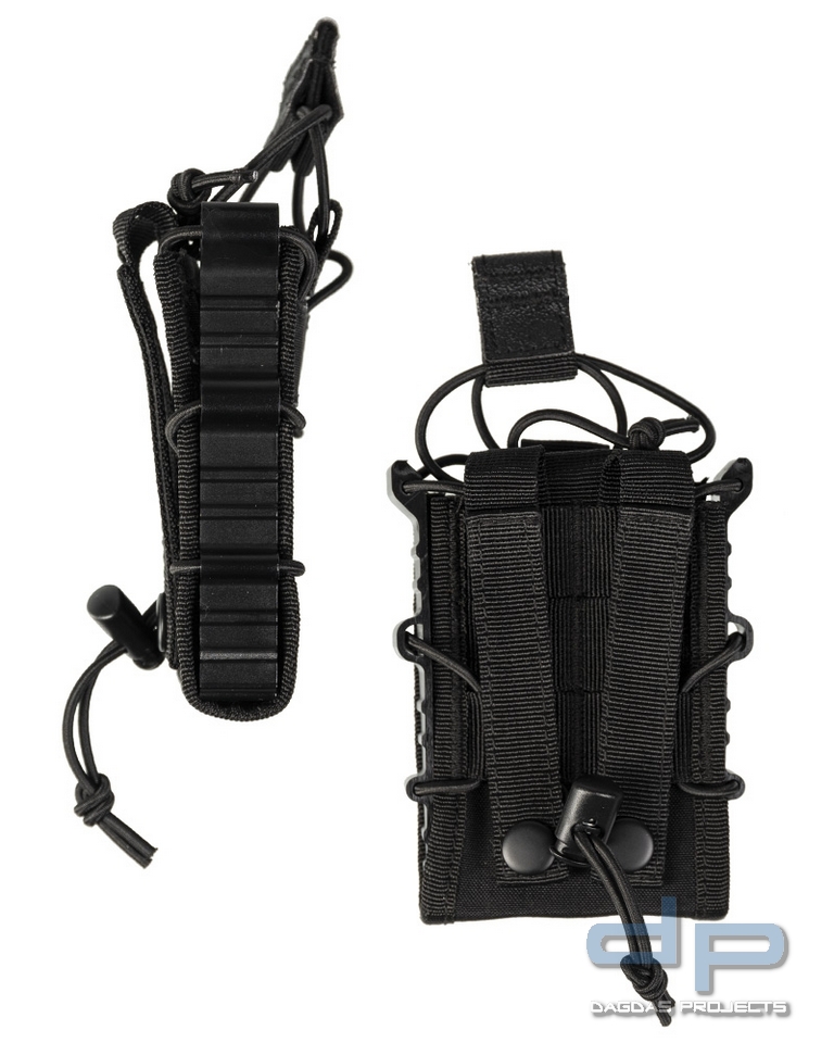 MAG.TASCHE OPEN TOP FLEX SINGLE SCHWARZ VPE 5