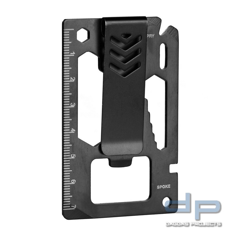 Survival Tool mit Geldscheinklammer