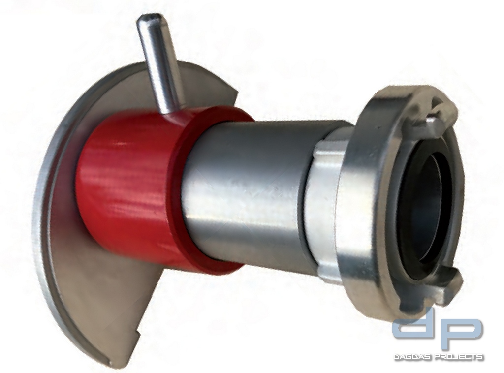 Wasserwanddüse 1400 AG 2 1/2" - ohne Storz Kupplung regulierbar