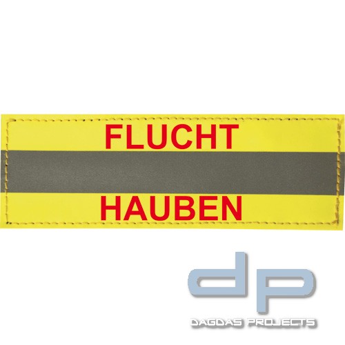 Kennzeichnungsschild "Fluchthauben"