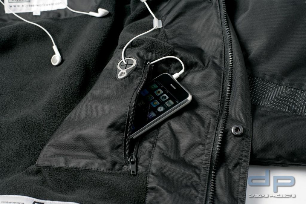 Thermo-Jacke in Schwarz