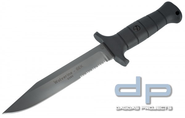 EICKHORN GEK-WOLVERINE SILBER WELLENSCHLIFF (BUSHCRAFT-MESSER)