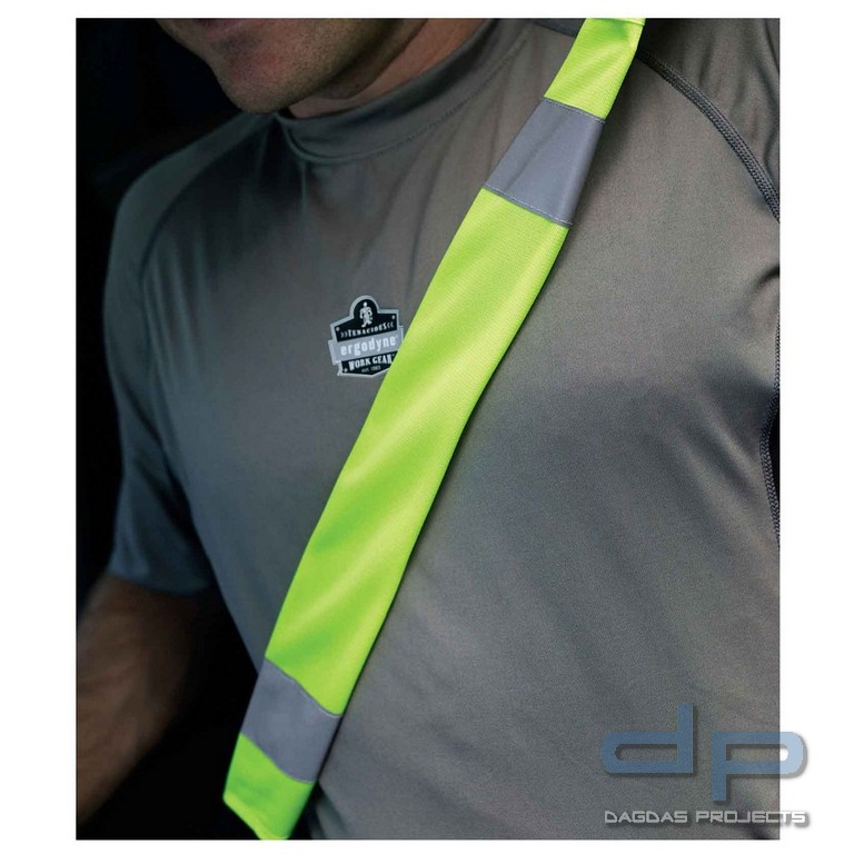 Ergodyne Reflektorband für Sicherheitsgurt, GloWear 8004 in lemon und orange