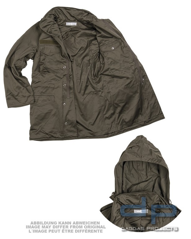 ÖSTERR.FELDJACKE OLIV 104-116 SORT.NEUW. VPE 5