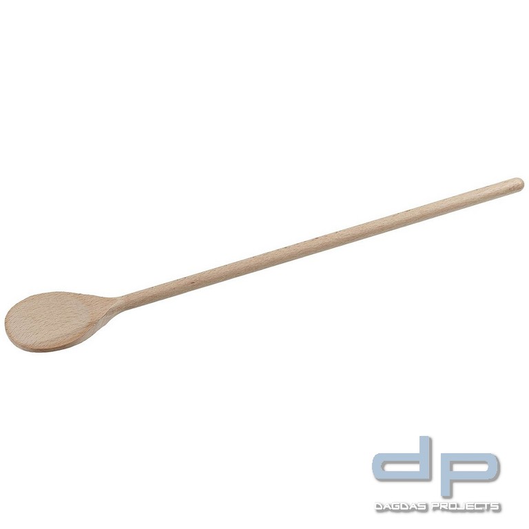 Kochlöffel, Buchenholz, runde Kelle, ca. 45 cm