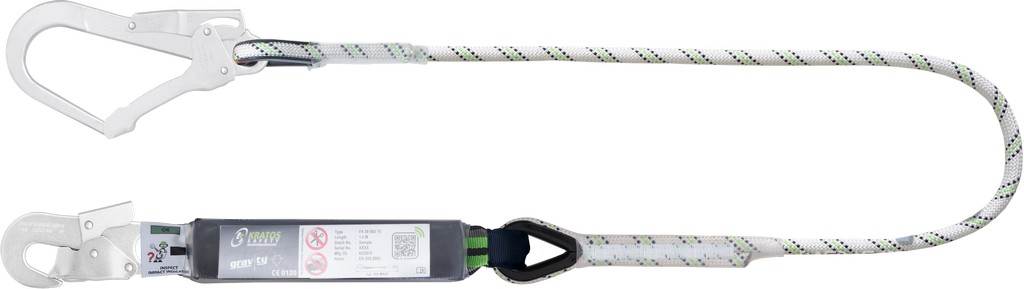 BANDFALLDÄMPFER 1,50M LANG, DIN EN 355