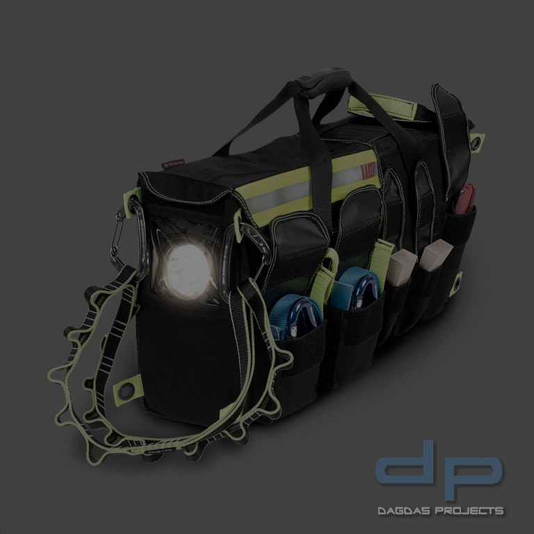 rescue-tec Sicherheitstrupptasche RIT-Bag, Modell Seligenstadt, für 2 Ltr. Atemluftflasche