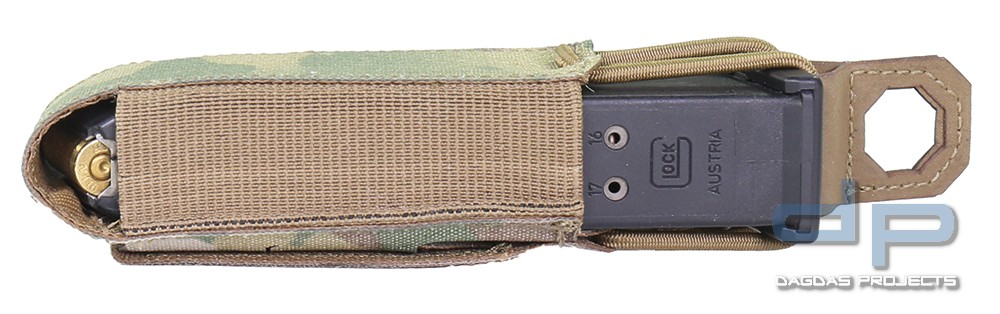 WAS Laser Cut Single Bungee Pistol Mag Pouch