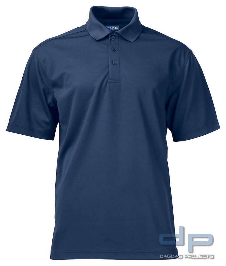 2040 FUNKTIONS-POLO PIQUÉ Navy mit Wunschaufdruck auf Brust und Rücken