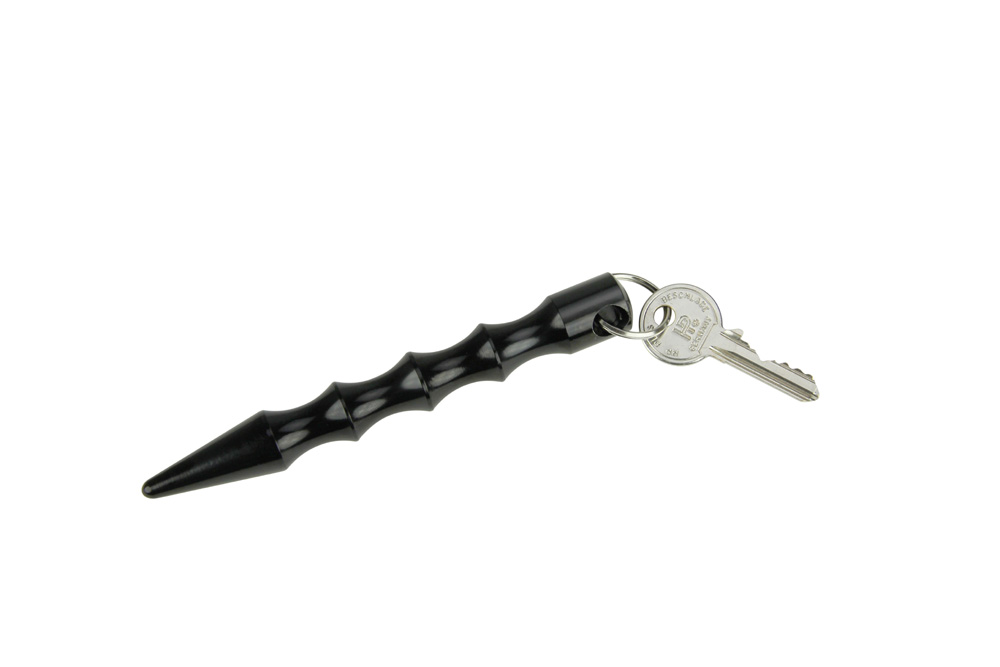 Kubotan Key Chain, Aluminium (Griff gewellt)