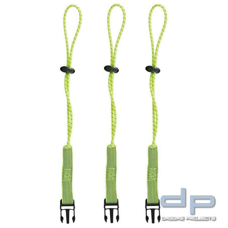 Ergodyne Abnehmbare Schlaufen 3er-Pack Squids 3103, Standard in lemon VPE 6