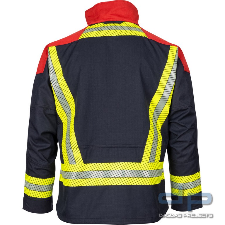 S-GARD Wildlandjacke RANGER LITE; EN 11612, EN 15614, schwarzblau/rot