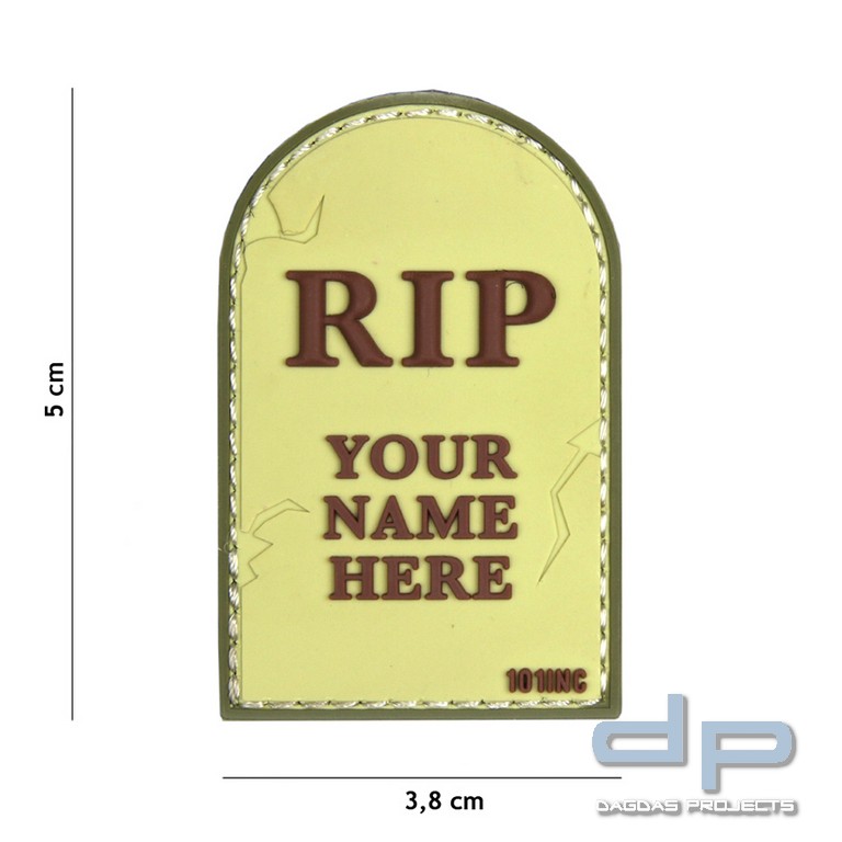 Emblem 3D PVC RIP Coyote