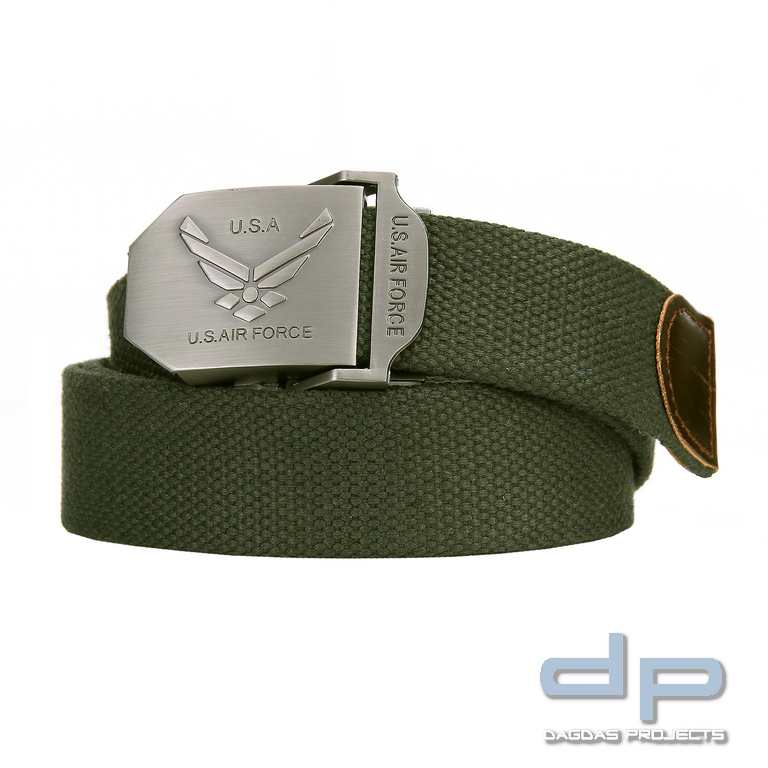 Tropengürtel Style 12 U.S. Air Force in verschiedenen Farben