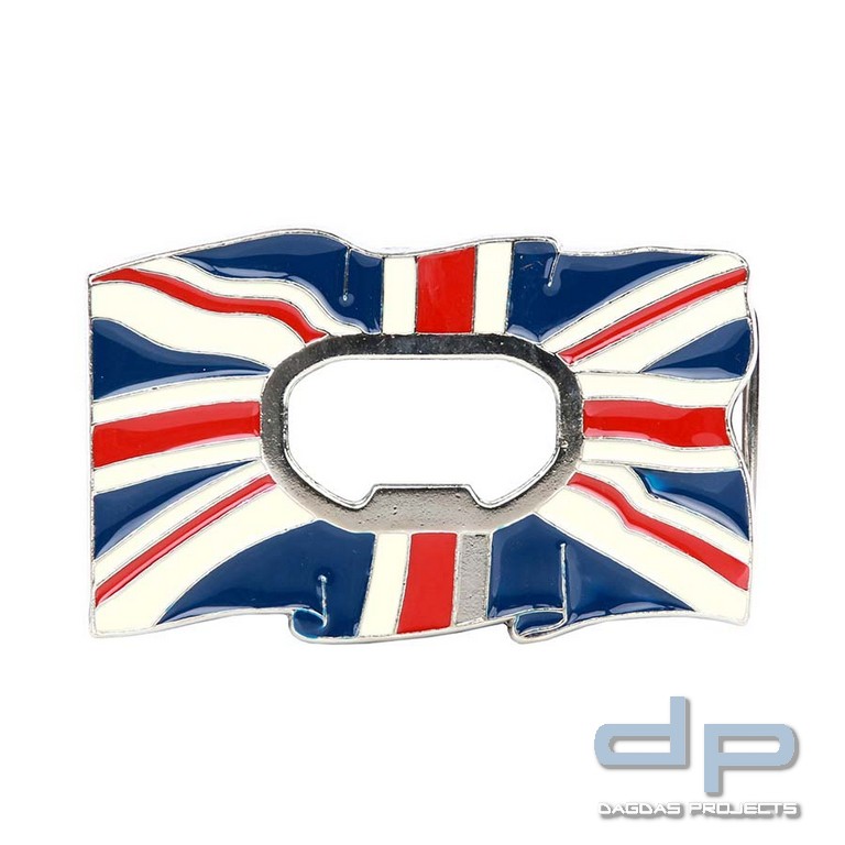 Buckle UK Flagge mit Flaschenöffner