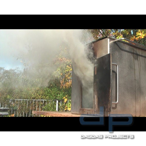 Mini-Backdraft-Trainer / Flash-Over-Box zur Simulation von Rauchgasdurchzündungen