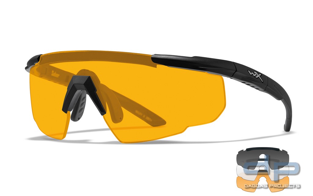 WILEY X SABER ADVANCED SCHUTZBRILLE SMOKE/CLEAR/RUST in verschiedenen Farben