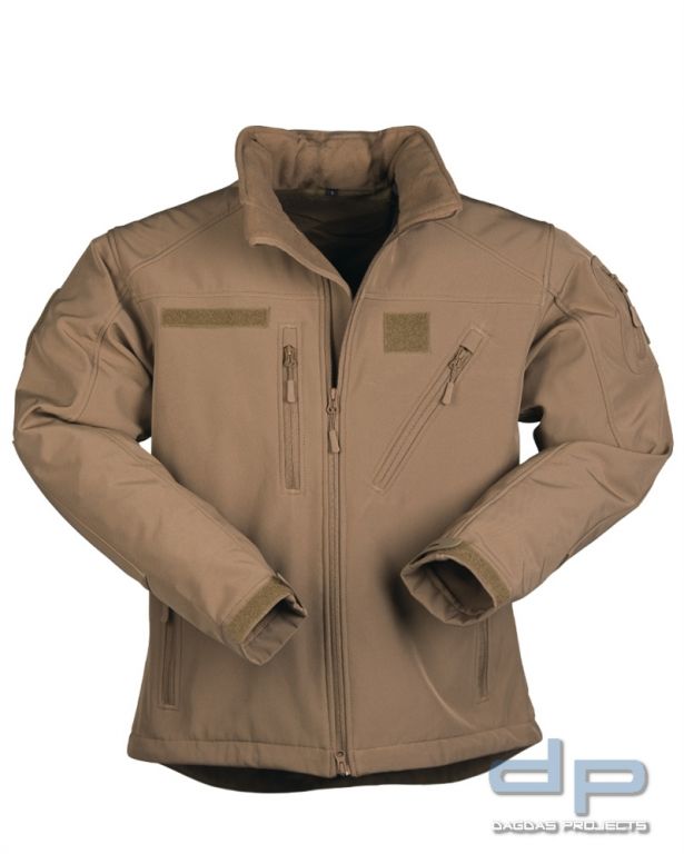SOFTSHELL JACKE SCU 14 DARK COYOTE