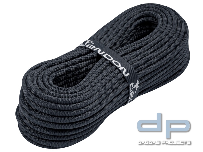 Black Line Statikseil Tendon Force Schwarz mit Schnittschutz