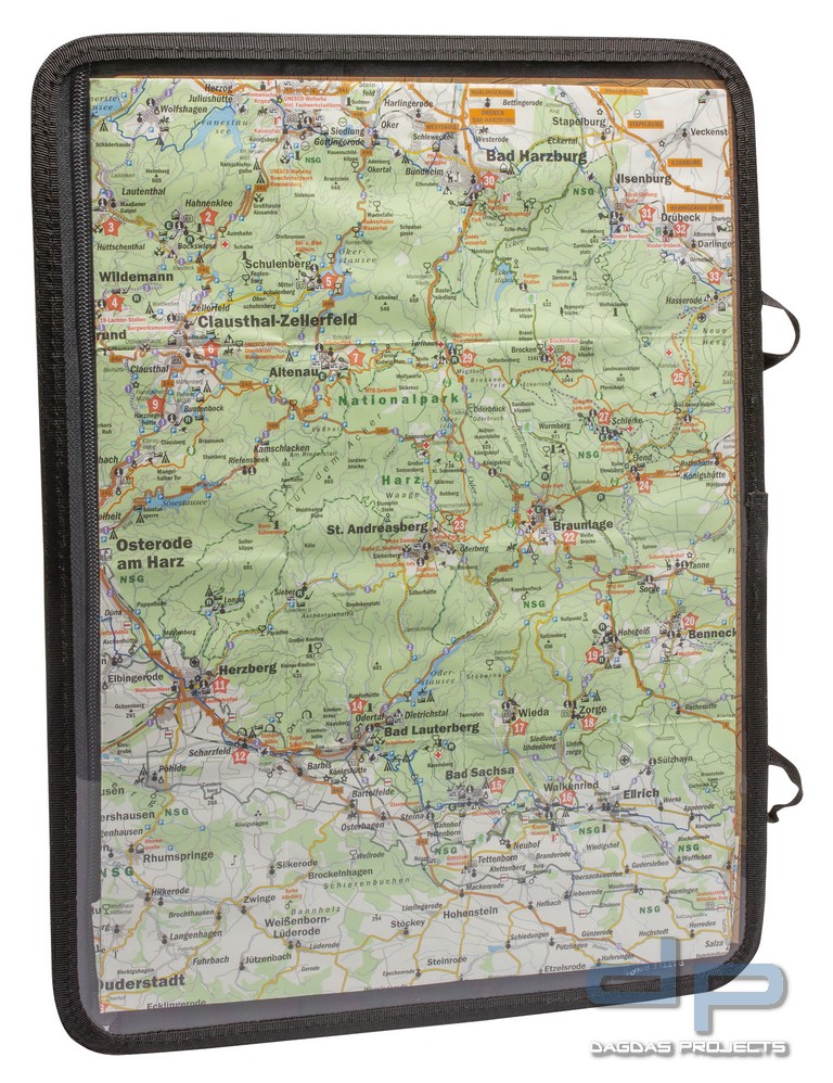 BATTLE BOARD LEAF KARTENTASCHE LARGE in verschiedenen Farben