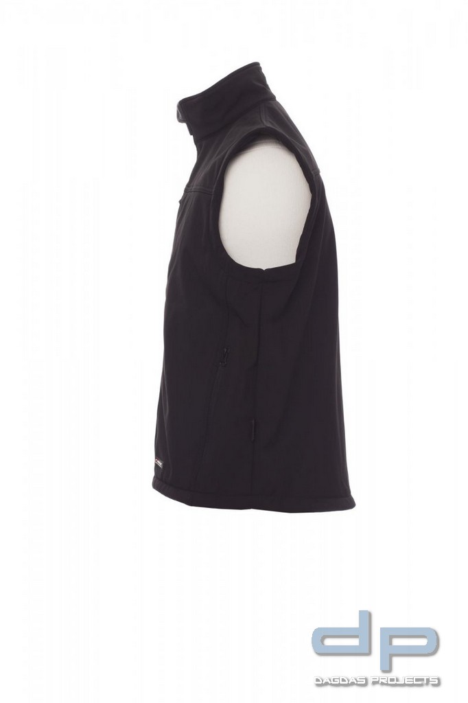 Payper Herren Weste ,,Bering'' in Schwarz und Dark Navy mit Aufdruck nach Wunsch