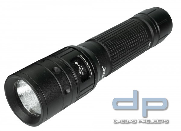 Mil-Tec Stablampe Operator MT1R (Akku Taschenlampe)