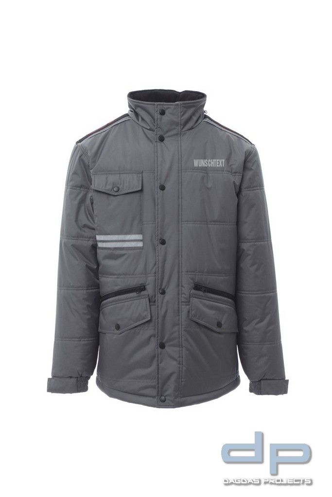 Payper Behördenjacke "FIGHTER FX MID" in verschiedenen Farben mit Aufdruck in Reflex Silber