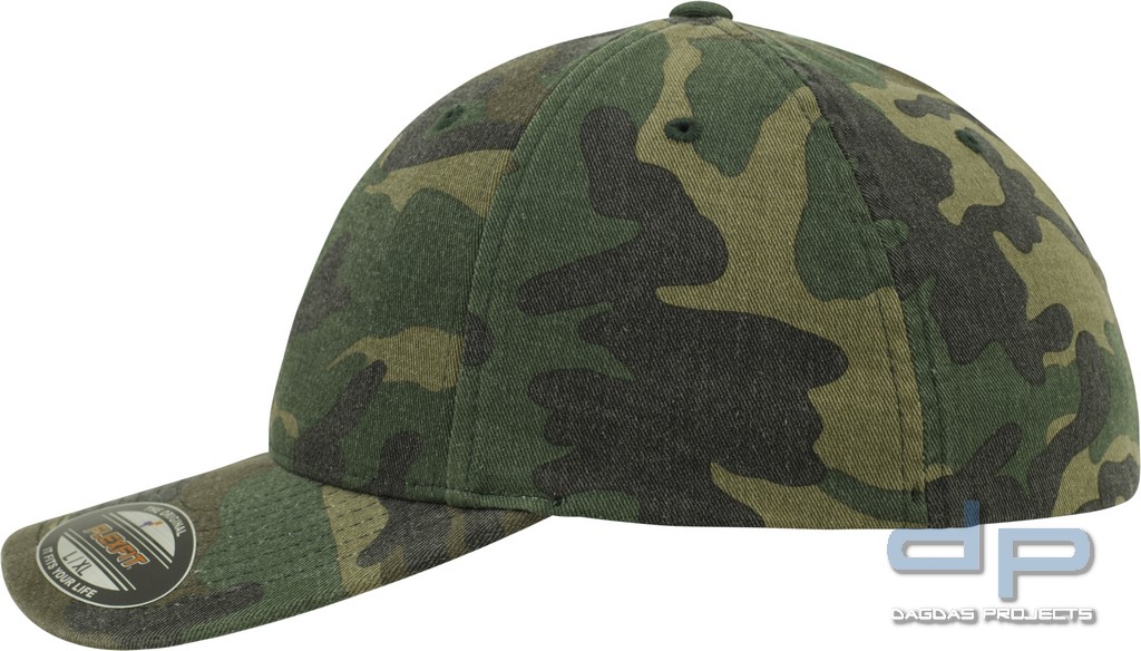 Flexfit Garment Washed Camo Cap